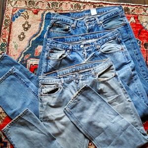 Bundle of Levi's 501 Button Fly Jeans